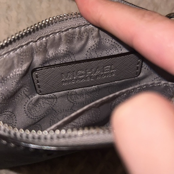 Michael Kors Silver Gray Wristlet - Picture 5 of 6